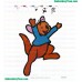 Kanga And Roo Embroidery Design 01