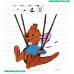 Kanga And Roo Embroidery Design 06