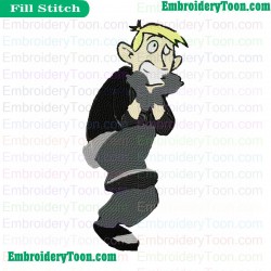Kim Possible Embroidery Design 05