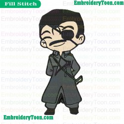 King Bradley Fullmetal Alchemist Embroidery Design