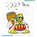 King Dedede Withe Hammer Embroidery Design