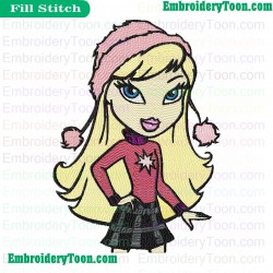 Lil Bratz Embroidery Design 02