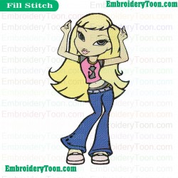 Lil Bratz Embroidery Design 03