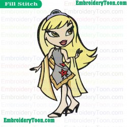 Lil Bratz Embroidery Design 06