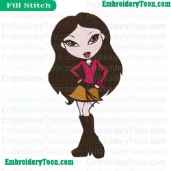 Lil Bratz Embroidery Design 10