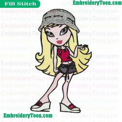 Lil Bratz Embroidery Design 16