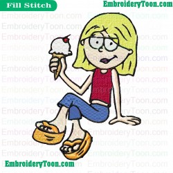 Lizzie Mcguire Embroidery Design 04