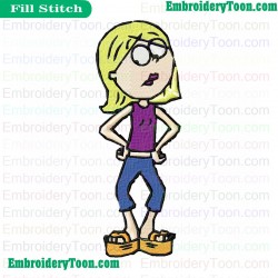 Lizzie Mcguire Embroidery Design 06