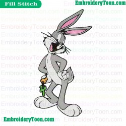 Looney Tunes Embroidery Design 04