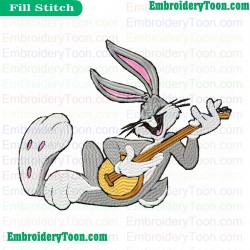 Looney Tunes Embroidery Design 06