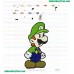 Luigi Embroidery Design 07