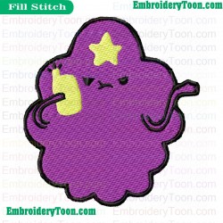 Lumpy Space Princess Embroidery Design