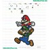 Mario And Luigi Embroidery Design 02