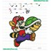 Mario Embroidery Design 04