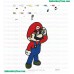 Mario Embroidery Design