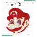 Mario Face Embroidery Design 02