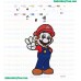 Mario Okey Embroidery Design