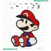 Mario Setting Embroidery Design