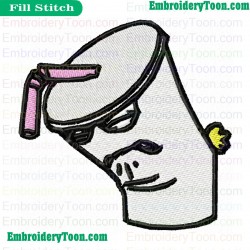 Master Shake Pain Embroidery Design