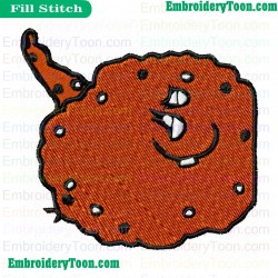Meatwad Sleep Embroidery Design