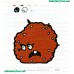 Meatwad Very Sad Embroidery Design