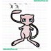 Mew Standup Embroidery Design