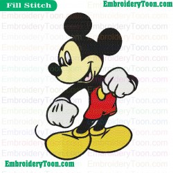 Mickey Mouse Embroidery Design 05