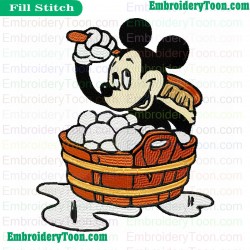 Mickey Mouse Embroidery Design 10