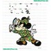 Mickey Mouse Embroidery Design 19