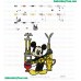 Mickey Mouse Embroidery Design 21