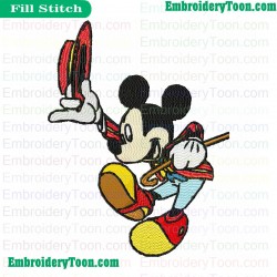 Mickey Mouse Embroidery Design 22