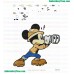Mickey Mouse Embroidery Design 23