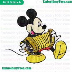Mickey Mouse Embroidery Design 28