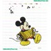 Mickey Mouse Embroidery Design 28