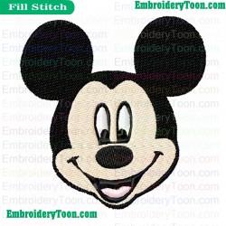Mickey Mouse Embroidery Design