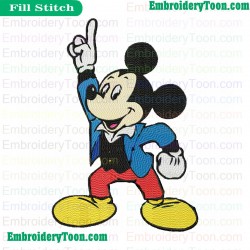 Mickey Mouse Embroidery Design 31
