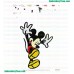 Mickey Mouse Fulldown Embroidery Design
