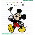 Mickey Mouse Songer Embroidery Design