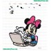 Minnie Mouse Embroidery Design 16