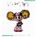 Minnie Mouse Funny Embroidery Design