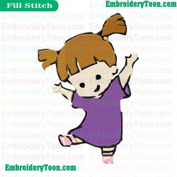 Monsters Inc Embroidery Design 02