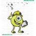 Monsters Inc Embroidery Design 05