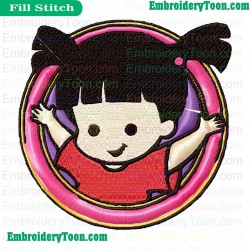 Monsters Inc Embroidery Design 06