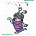 Monsters Inc Embroidery Design 07