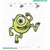 Monsters Inc Embroidery Design 15