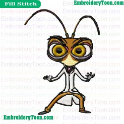 Monsters Vs Aliens Embroidery Design 02
