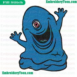 Monsters Vs Aliens Embroidery Design 04