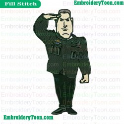 Monsters Vs Aliens Embroidery Design 08