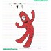 Muno Smiling Yo Gabba Gabba Embroidery Design