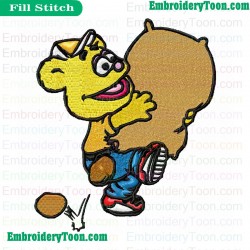 Muppet Babies Embroidery Design 04